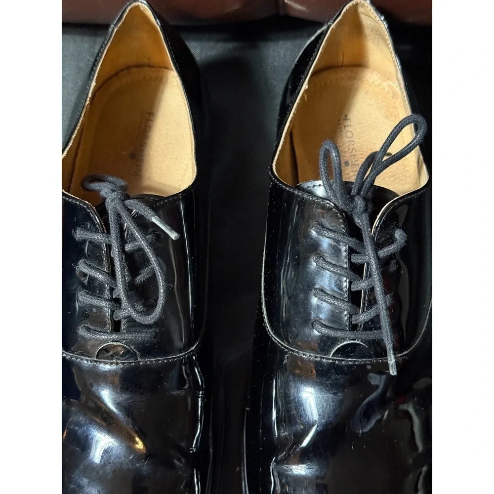 Florsheim Patent Leather Tuxedo Dress Shoes Mens‎ 13 3E Black Formal Oxford